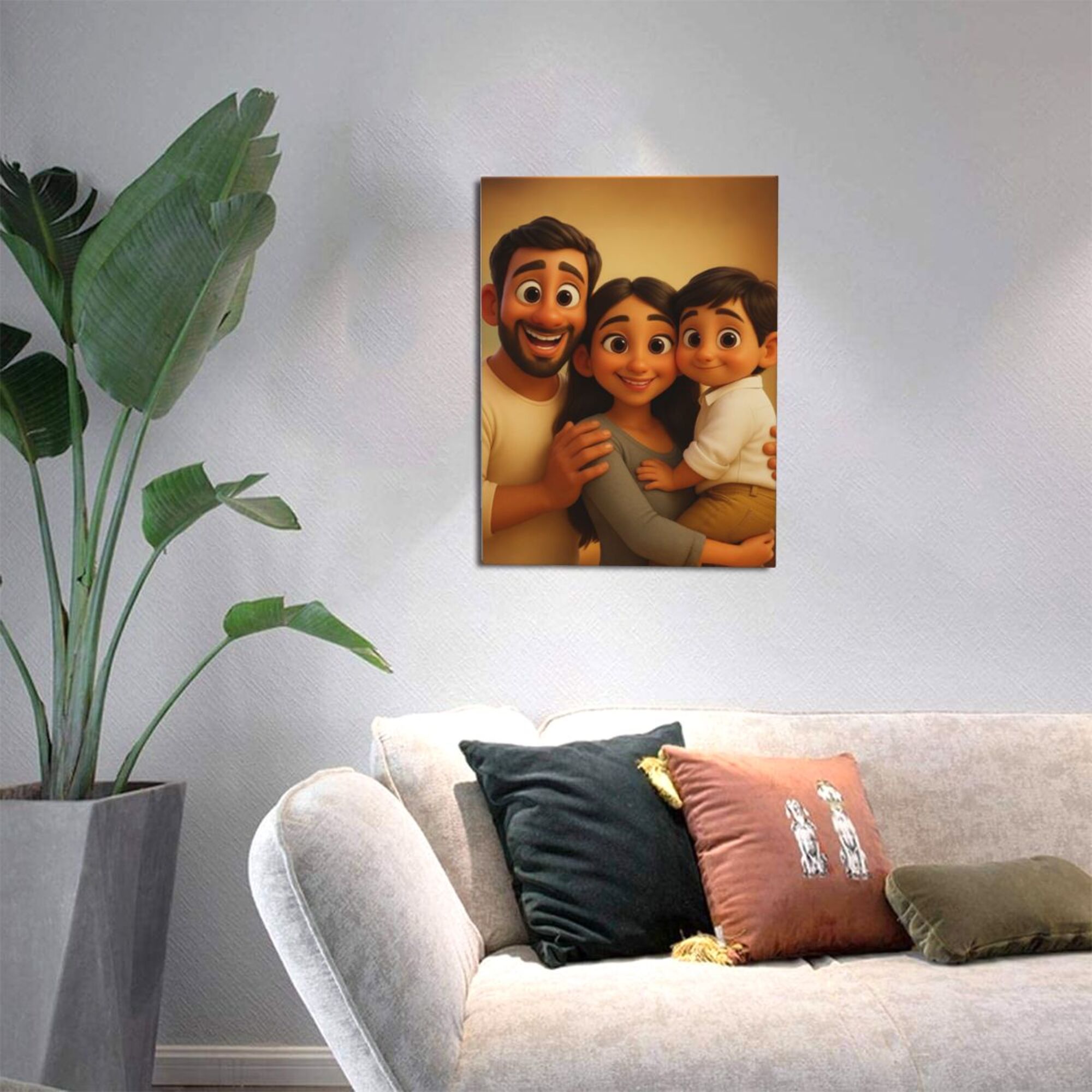 Pixar-Style Custom Photo Portrait – Personalized Wall Art Gift - Image 10