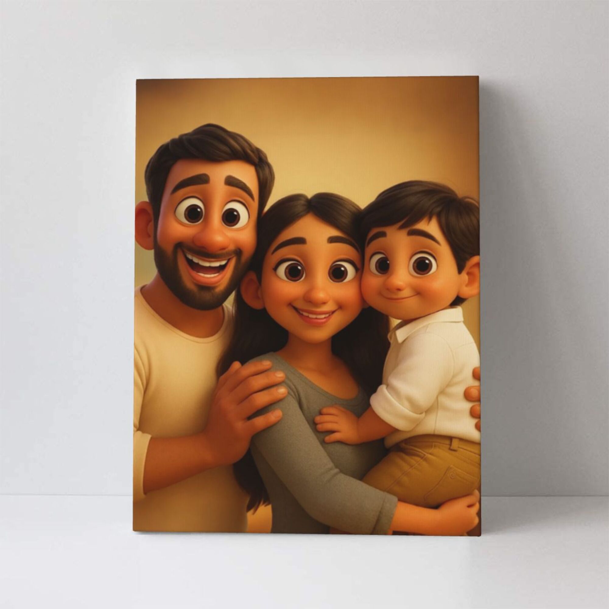 Pixar-Style Custom Photo Portrait – Personalized Wall Art Gift - Image 2