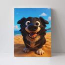 Cute Pet Cartoon Custom Portrait – Personalized Gift from Your Pet