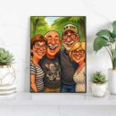 Personalized Caricature Wall Art – Special Gift