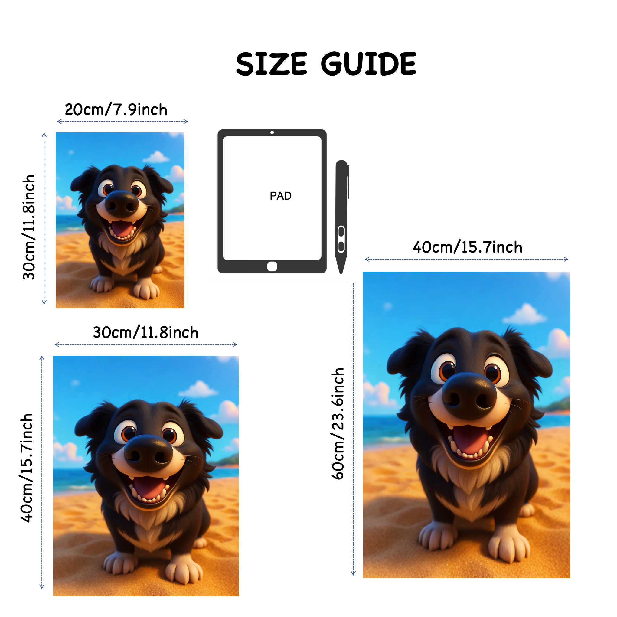 Cute Pet Cartoon Custom Portrait – Personalized Gift from Your Pet - Image 12