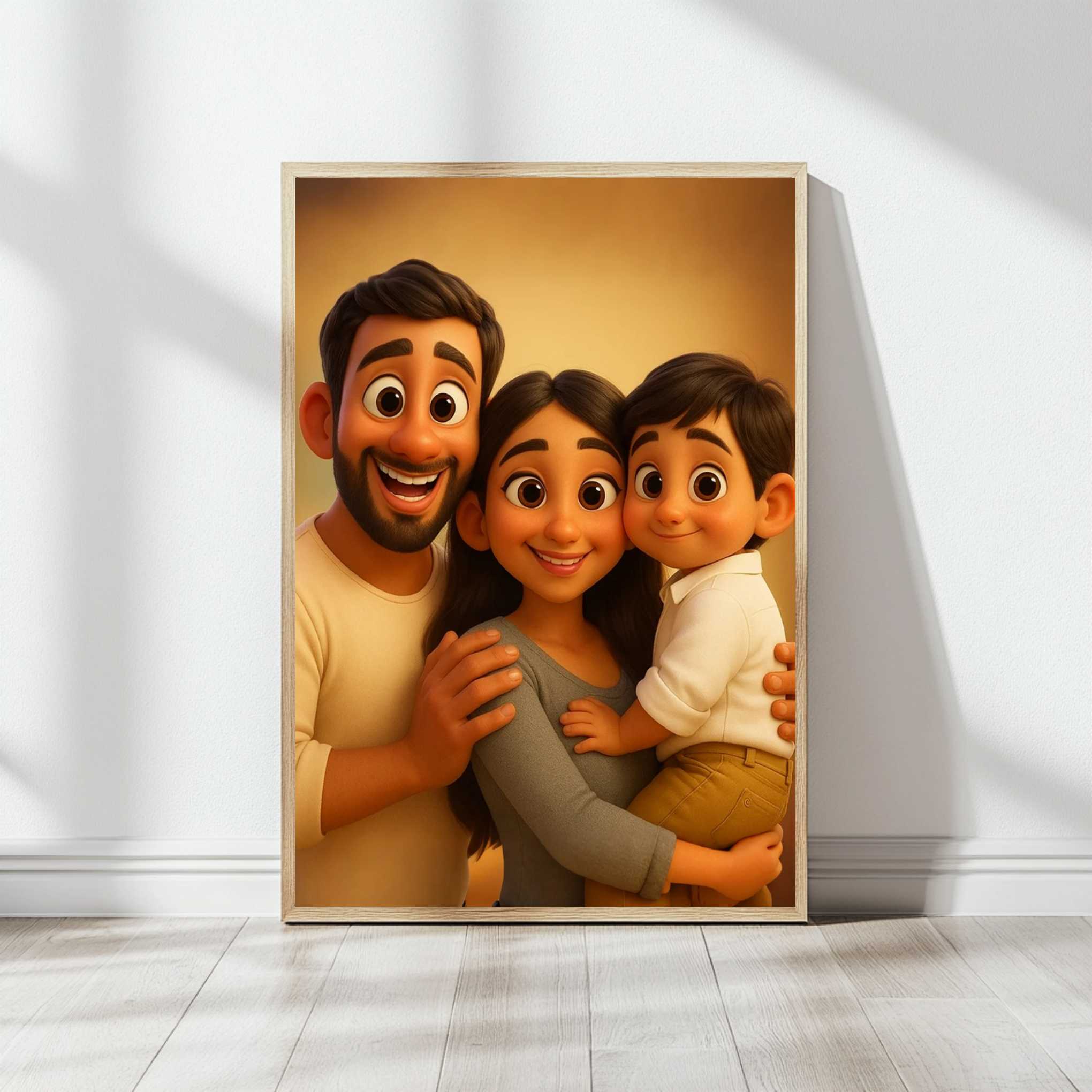 Pixar-Style Custom Photo Portrait – Personalized Wall Art Gift - Image 13
