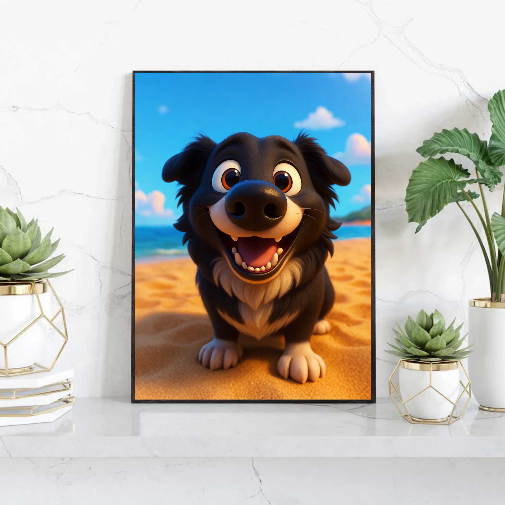 Cute Pet Cartoon Custom Portrait – Personalized Gift from Your Pet - Image 13
