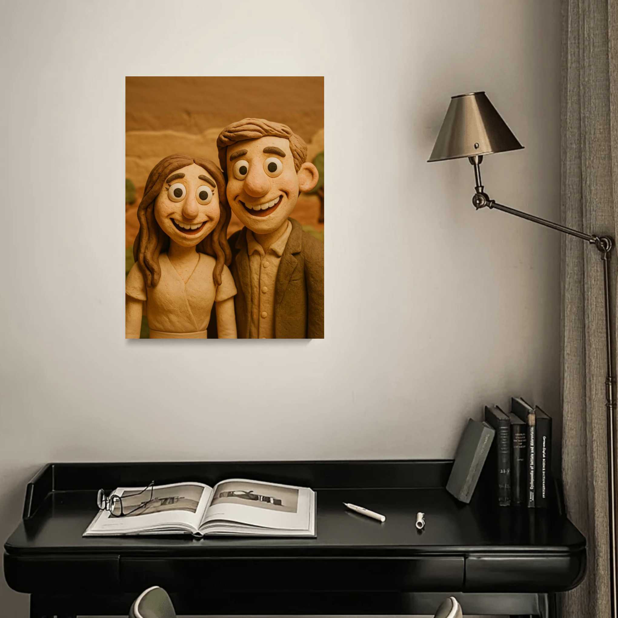 Custom Clay-Style Photo Portrait – Personalized Poster Gift - Image 10